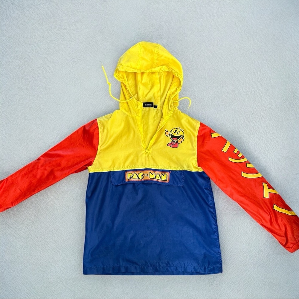 Bandai Namco Pac-Man Windbreaker -Colorful Hooded Jacket